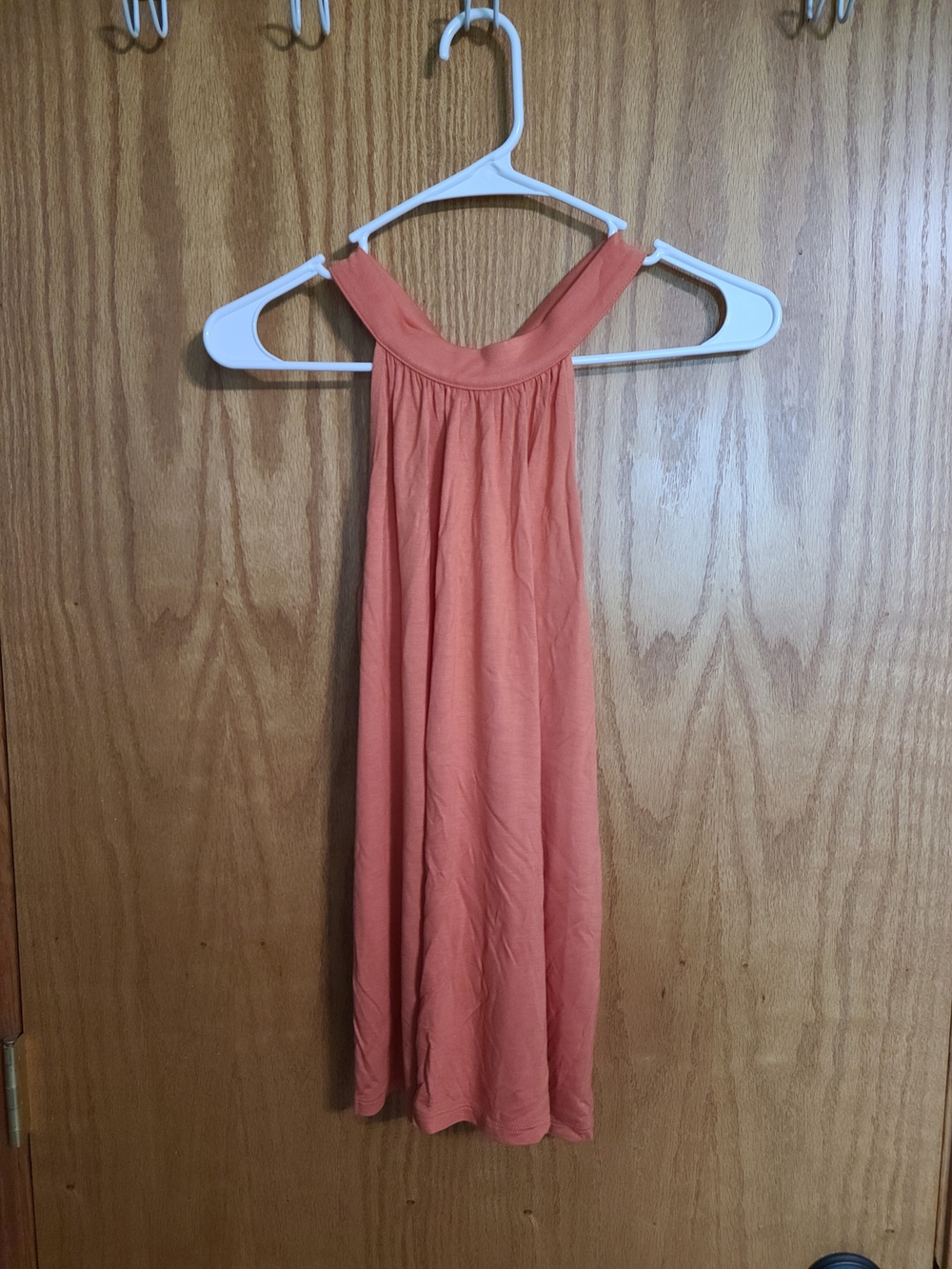 LOFT Orange Halter Tank Top